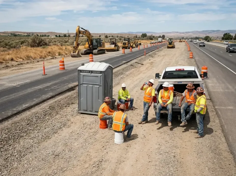 highway-road-construction-crew-007 — frequently asked questions, Porta Potty and Restroom Rentals in Pontoon Beach, IL